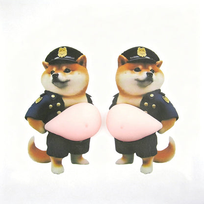 Chubby Shiba Inu Anti-Collision Sticker