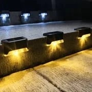 ❤️HOT SELL-LED Solar Lamp Path Staircase Outdoor Waterproof Wall Light