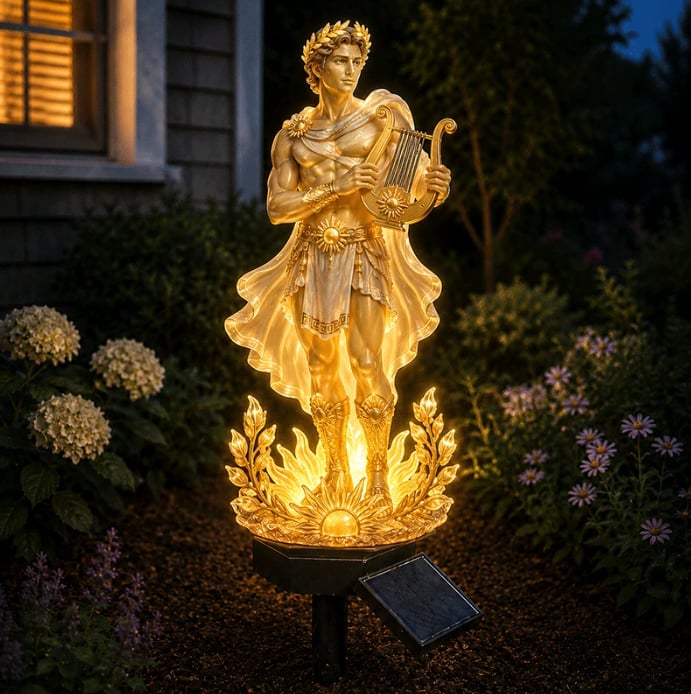 🔥Summer Sale 40% OFF🔱Solar Poseidon Mythic Garden Light