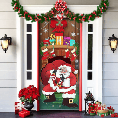 Last day 50% OFF🌟2025 Christmas and Halloween front door decoration