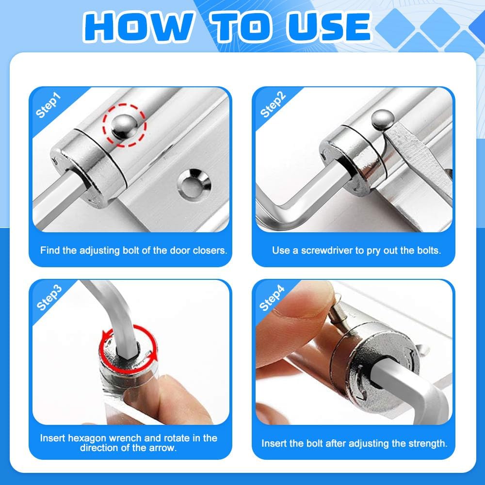 🚪Automatic Door Self-Closing Hinge