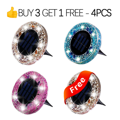🔅Solar Outdoor Mosaic Disk Lights