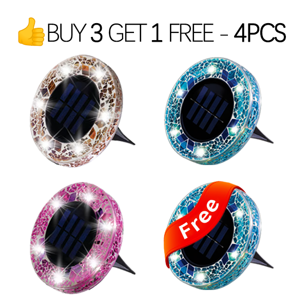 🔅Solar Outdoor Mosaic Disk Lights