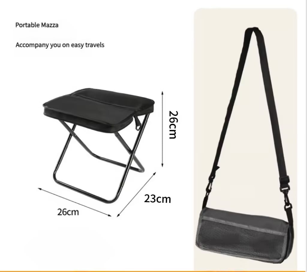 🔥HOST SALES 49% OFF🔥Portable Stool for Mountaineering and Hiking, Foldable Stool with Carrying Bag