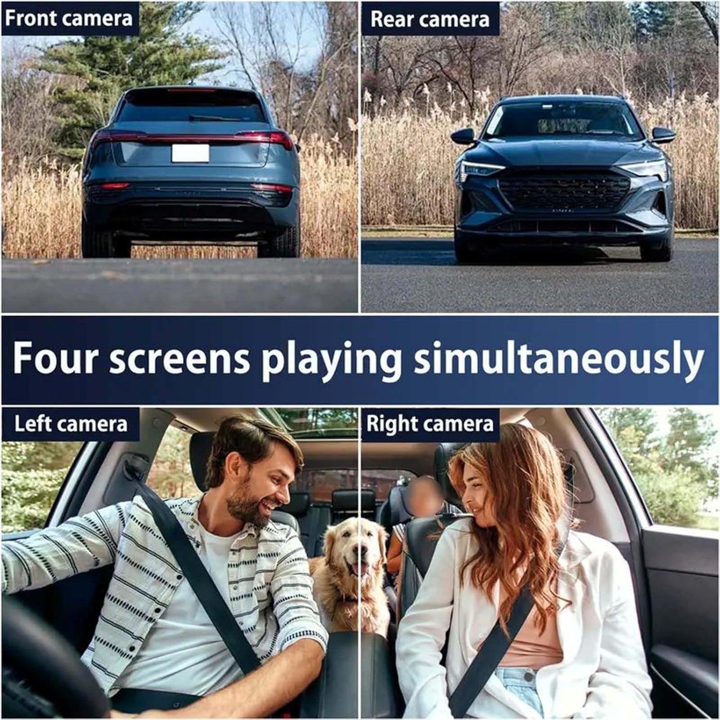 🚗360° Full View Car Dashcam System 🔥
