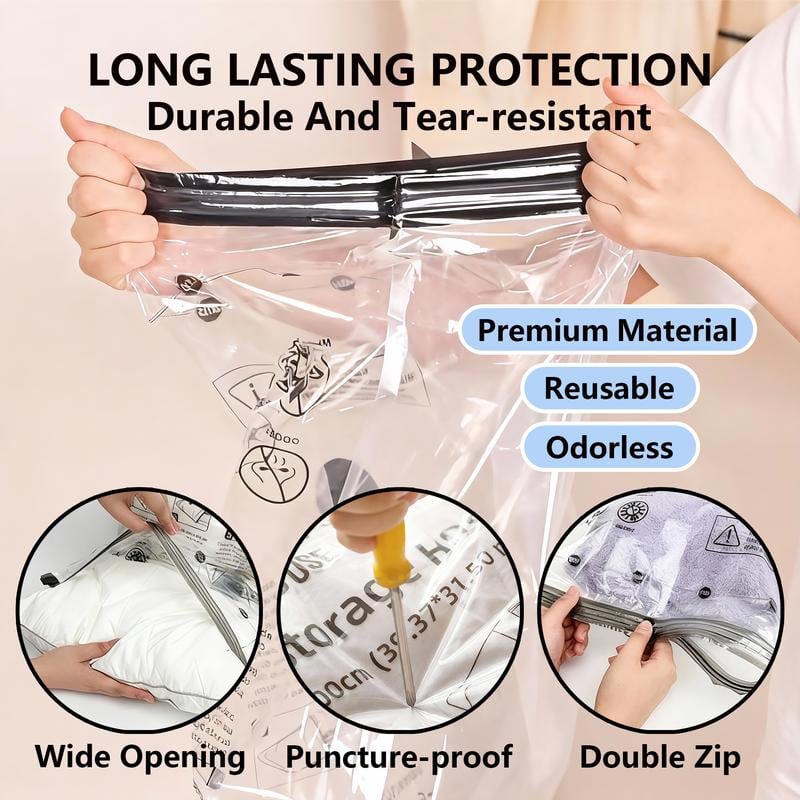 🔥Flash Sale-60% OFF-15-Pack Vacuum Storage Bags with Electric Pump