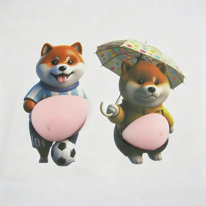 Chubby Shiba Inu Anti-Collision Sticker