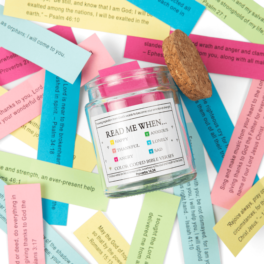 ✝️ A Verse for Every Day ✨ 90 Day Bible Verse Jar | Faith, Peace & Encouragement | 60% OFF 💛