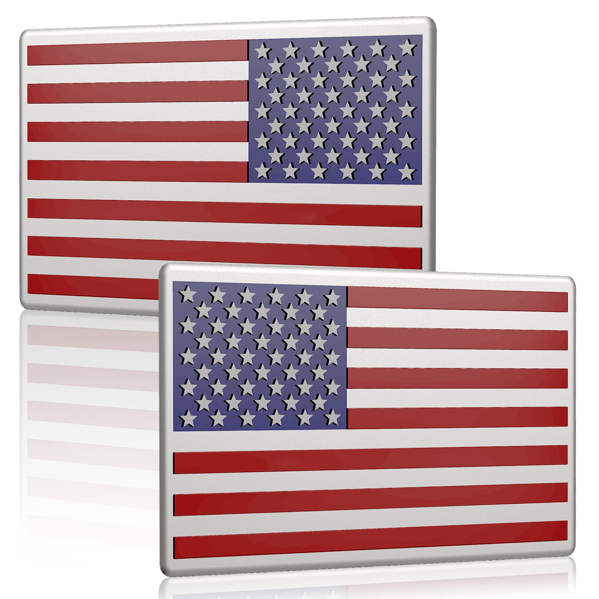 🔥3D American Flag Emblem Decal – Boombinate