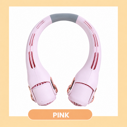 ❄️ Beat the Heat Hands-Free – 360° Neck Fan