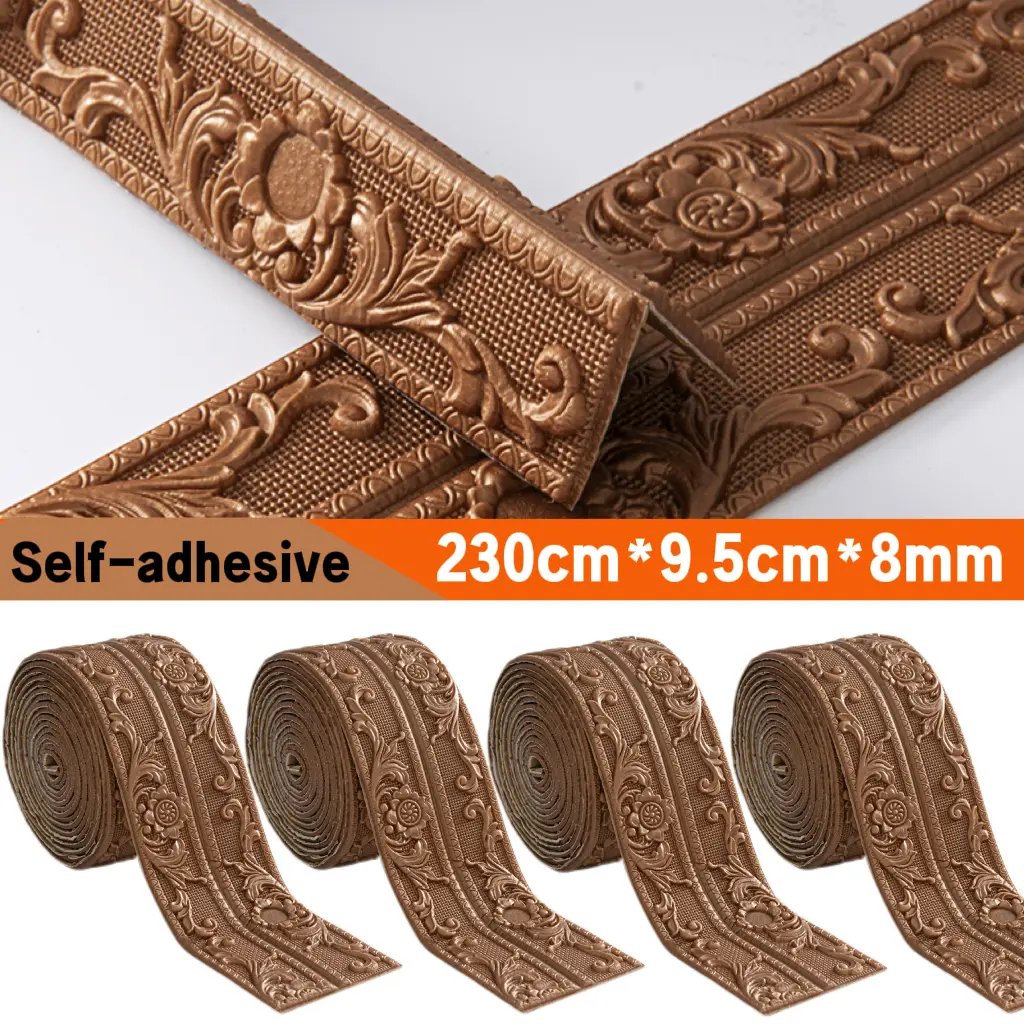 🏡Flexible Peel & Stick Decorative Trim – Wall, Ceiling & Cabinet Molding
