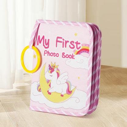 👶 My First Baby Photo Book with Safe Mirror