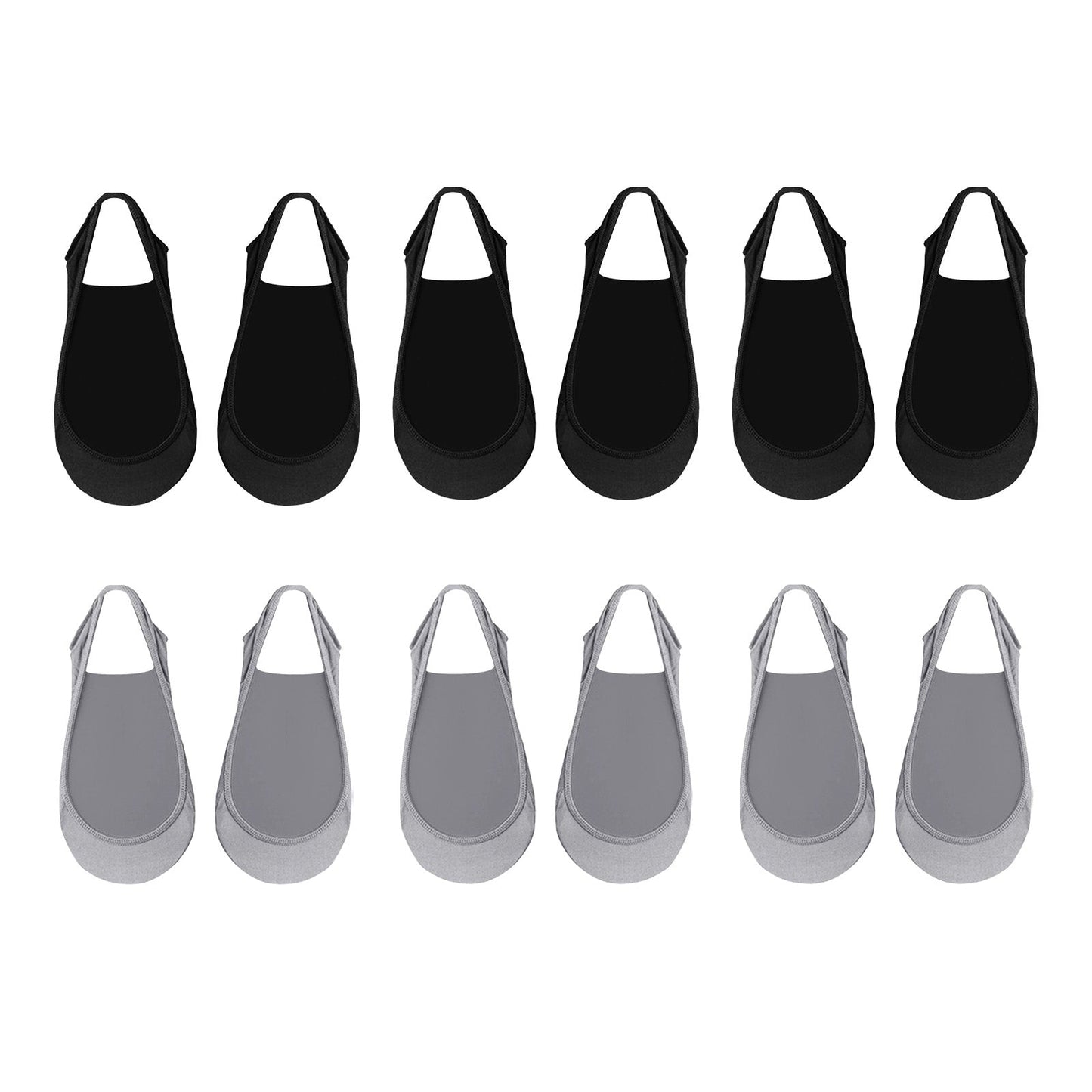Anti-Slip Invisible Socks – Cushioned Sole & Stays in place