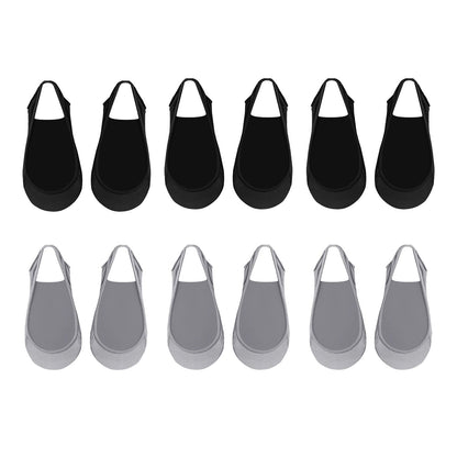 Anti-Slip Invisible Socks – Cushioned Sole & Stays in place