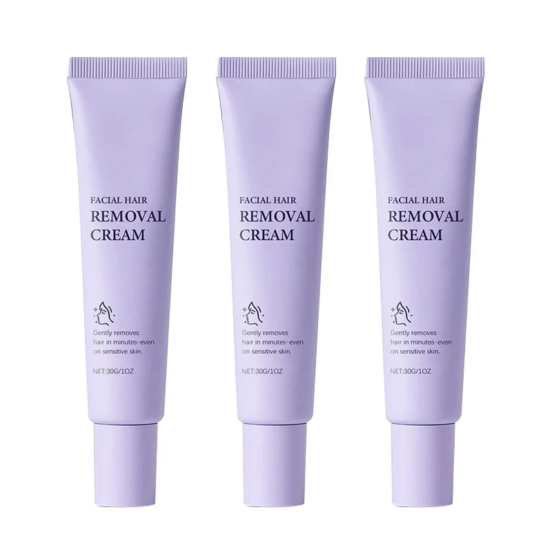 💜Buy 1 Get 1 FREE – Gentle & Painless Hair Removal Cream for Face & Body