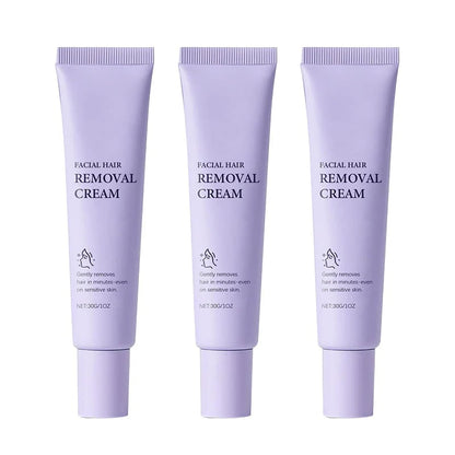 💜Buy 1 Get 1 FREE – Gentle & Painless Hair Removal Cream for Face & Body