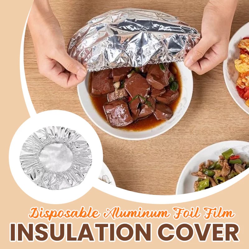 🔥Buy More Save More🔥Reusable Aluminum Foil Food Insulation Cover
