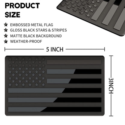 🔥3D American Flag Emblem Decal