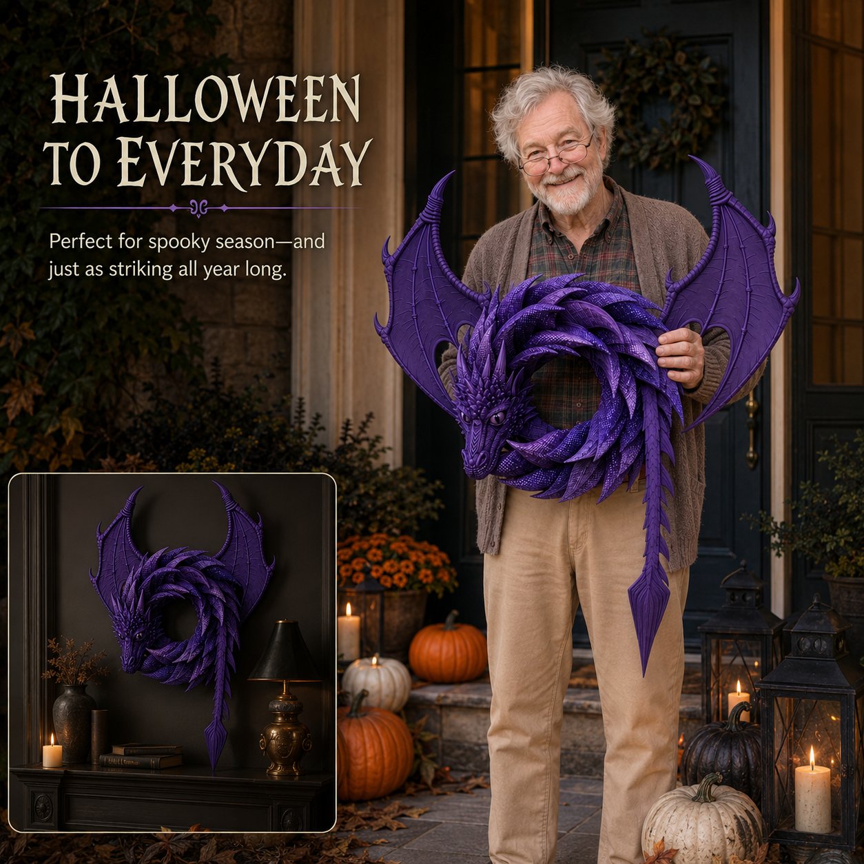 🔥 Limited-Time 49% OFF & Free Shipping 💥-Handmade Dragon Wreath