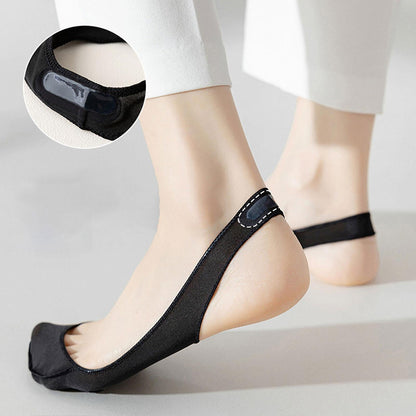 Anti-Slip Invisible Socks – Cushioned Sole & Stays in place