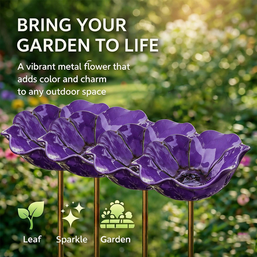 💖🎁2026 Mother's Day Gifts 50% Off--🎁Handmade Metal Flower Garden Stake🐦