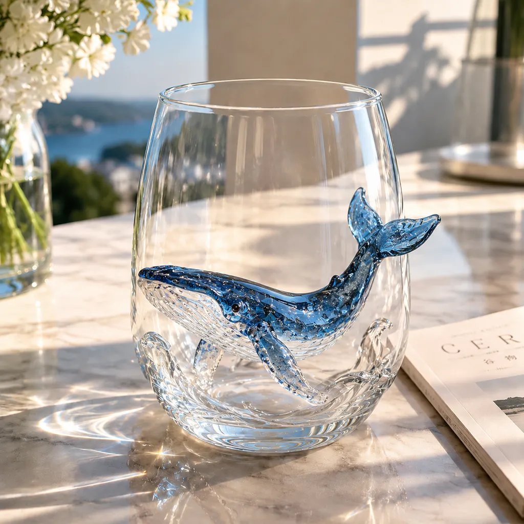 🌊The Perfect Beach House Gift🐙3D Ocean Animal Artisan Glassware Collection