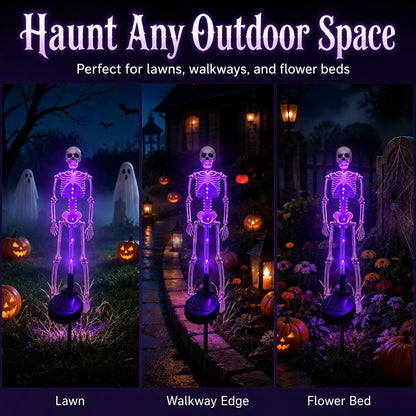 💀 Early Halloween Sale — Solar Skeleton Yard Stake