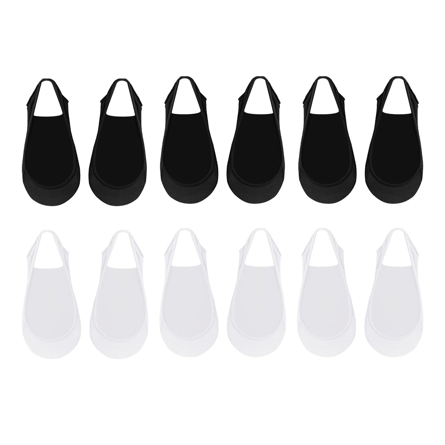 Anti-Slip Invisible Socks – Cushioned Sole & Stays in place