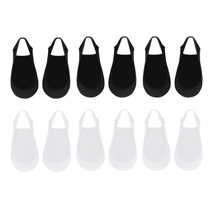 Anti-Slip Invisible Socks – Cushioned Sole & Stays in place