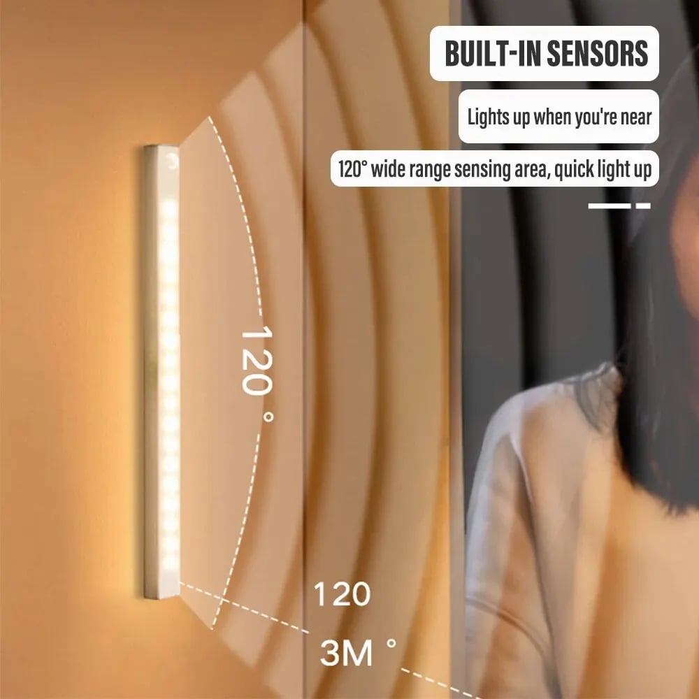 🏡💡Punch-Free Smart Magnetic Motion Sensor Rechargeable LED Light