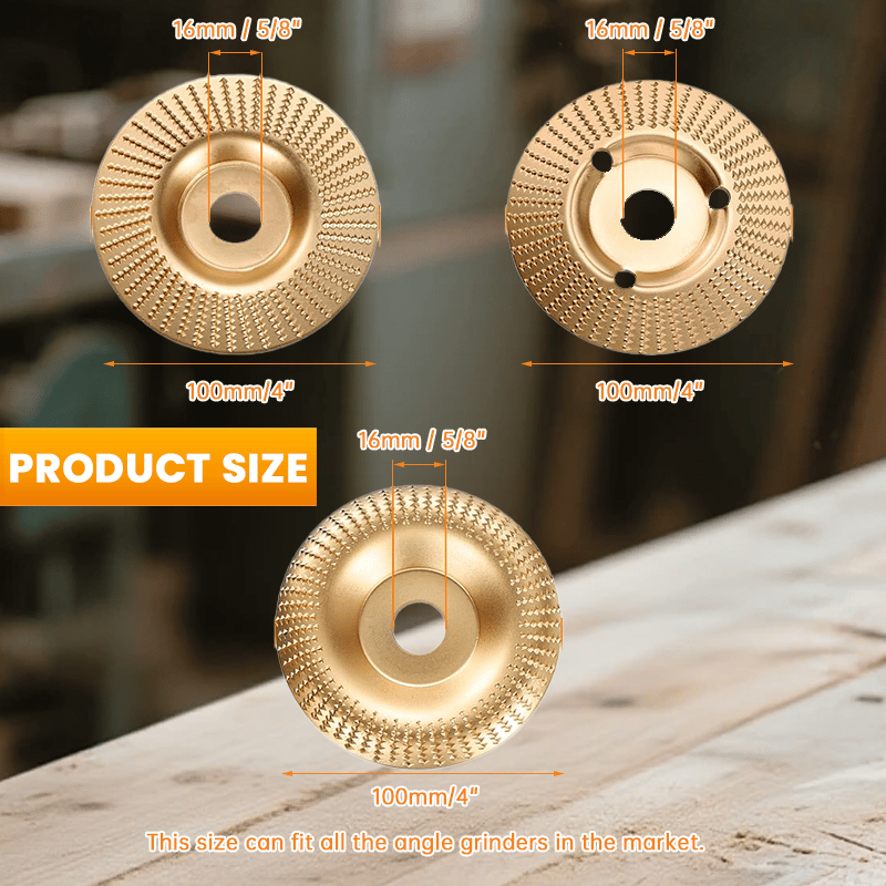 🎉Limited Edition $19.99, Only 100 Sets Left! 🛠️3PCS Wood Carving Disc Set