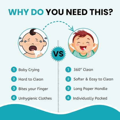 👦🍼Gentle & Effective Baby Tongue Cleaner Newborn Toothbrush