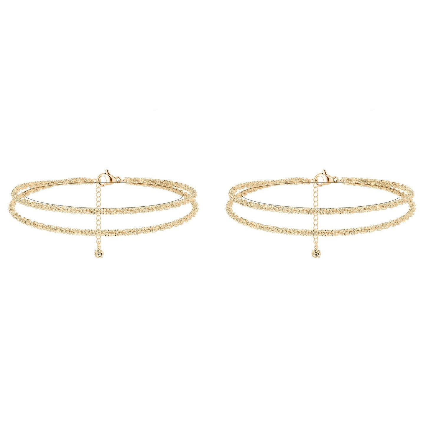 🎁Last Day Promotion 49% OFF🔥Dainty Layered Anklet For Women