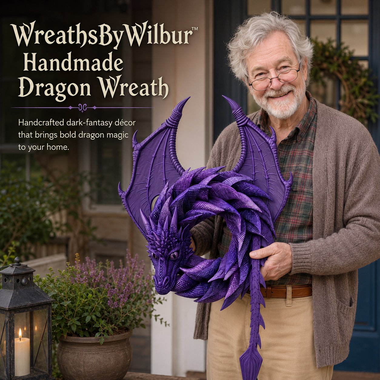 🔥 Limited-Time 49% OFF & Free Shipping 💥-Handmade Dragon Wreath