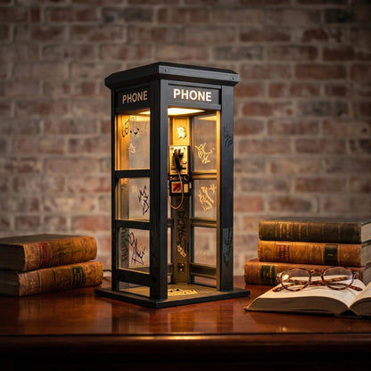 ⏰Last day Promotion🔥✨Vintage Phone Booth Ambient Lamp