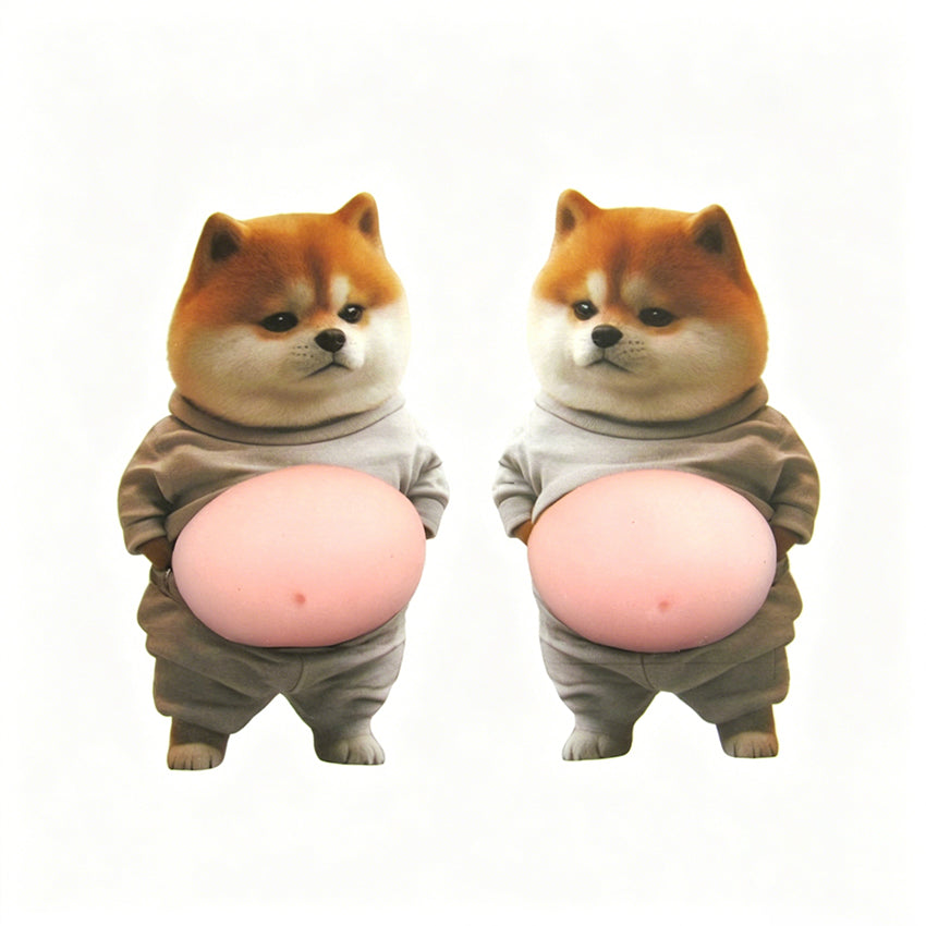 Chubby Shiba Inu Anti-Collision Sticker