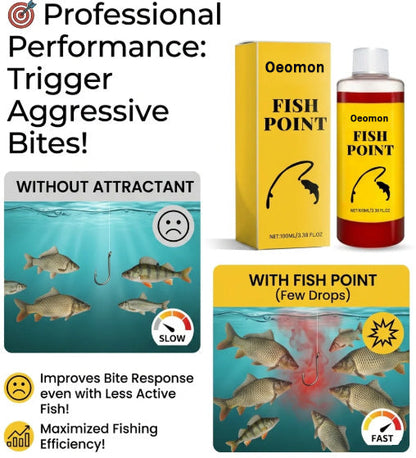 🎣Concentrated Fish Attractant Liquid – Fast-Acting Red Worm Bait Additive for Freshwater Fishing, Enhances Scent & Improves Bite Response (100ml)-JAY