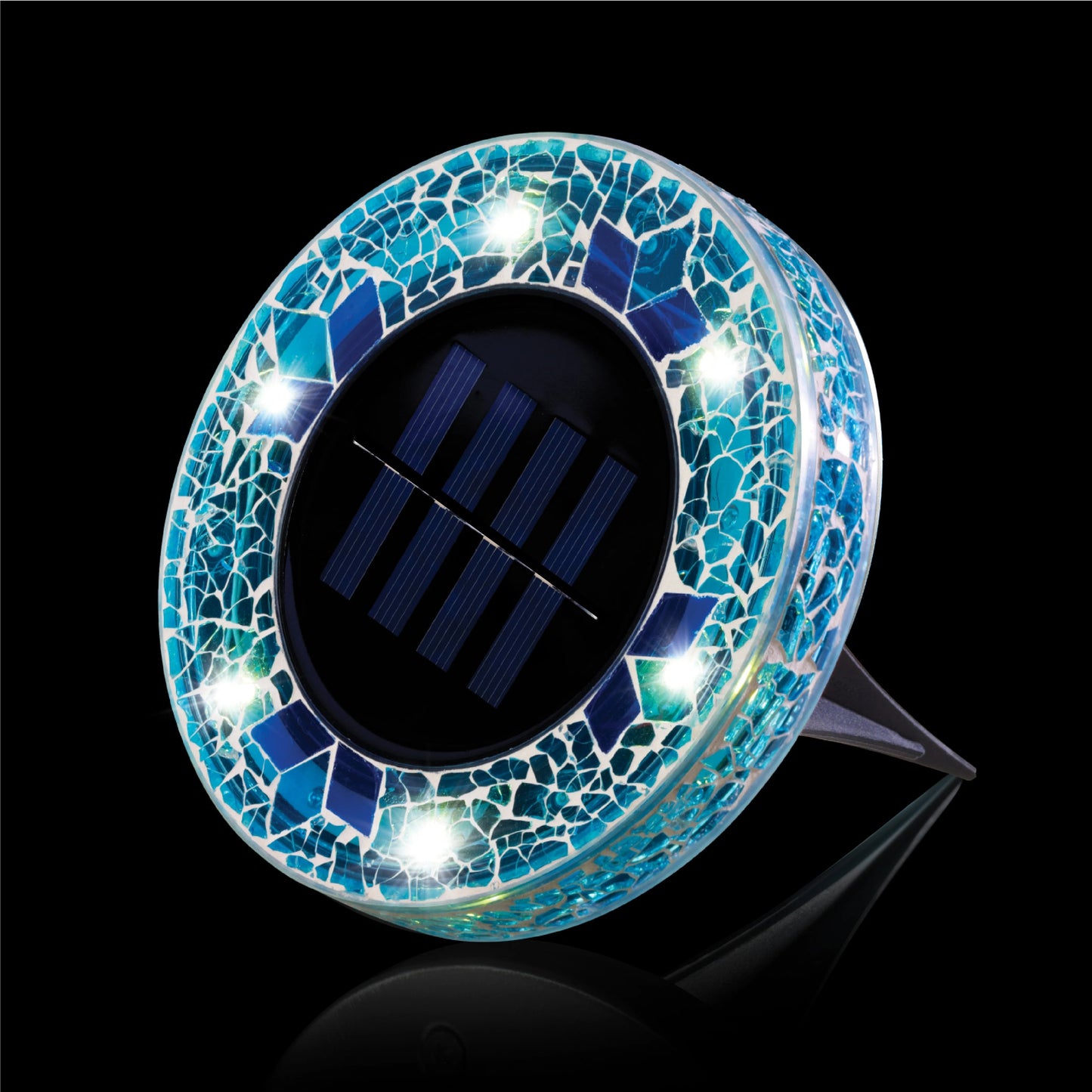 ✨ Hot Sale 60% OFF 丨🌙 Solar Mosaic Disk Garden Lights