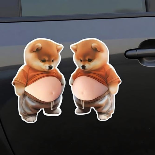 Chubby Shiba Inu Anti-Collision Sticker