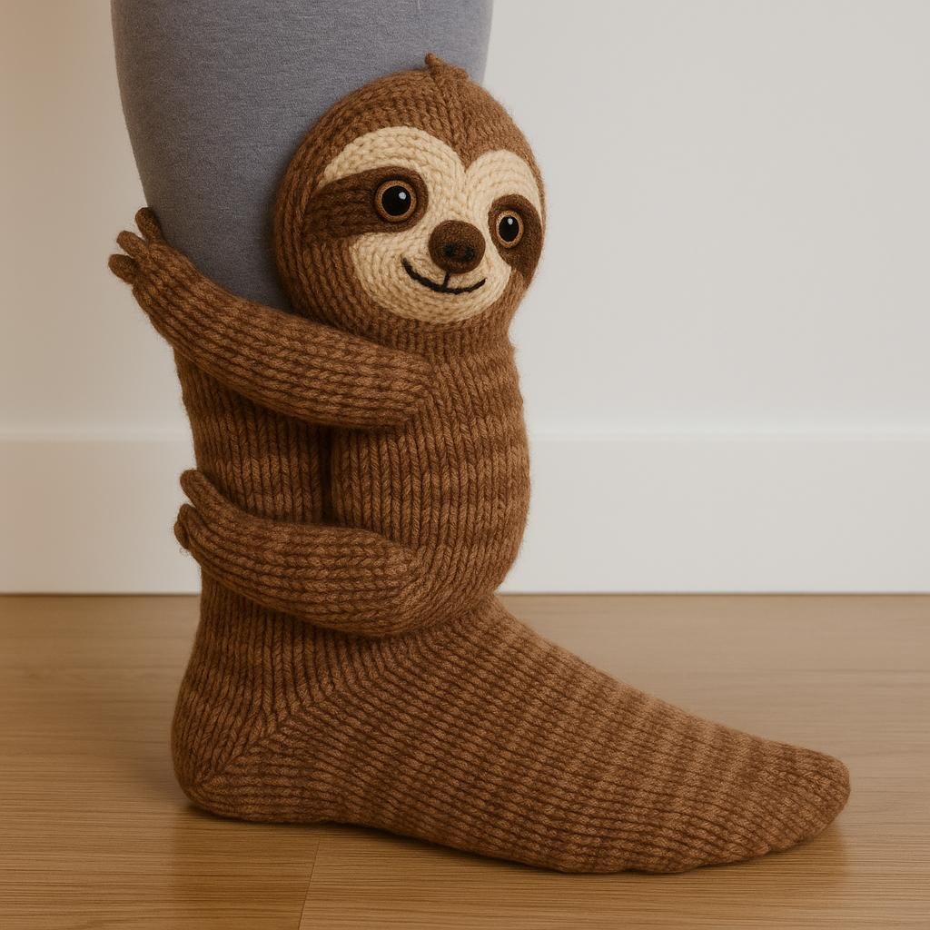 Cozy 3D Knit  Spirit Animal Socks, Express Yourself in Comfort💝