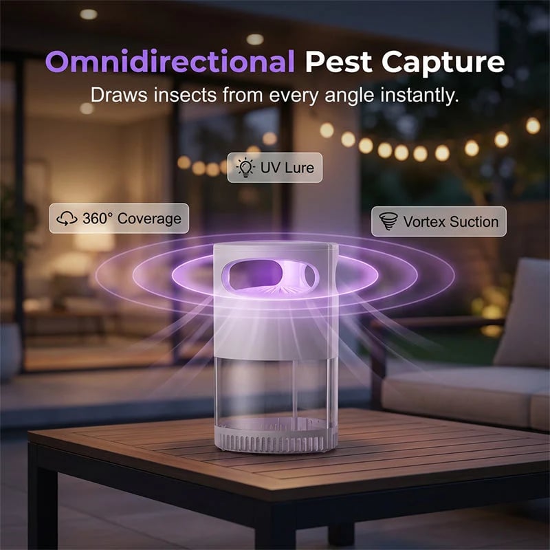 🥳2026 HOT SALE🥳💞50K+ SOLD!🦟🔇 50% OFF! UV Mosquito Killer Lamp – USB powered, chemical‑free, ultra‑quiet. 50K+ sold for peaceful sleep. 🌙✨