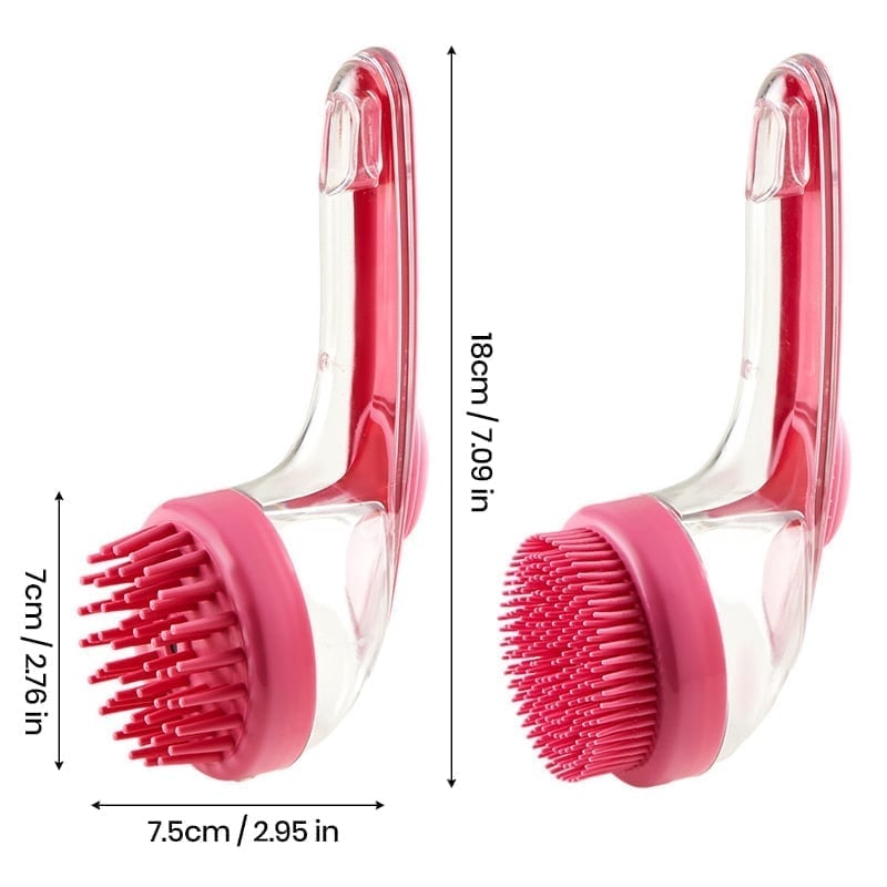 🔥Limited Time 50% Off&Free Shipping✨Pet Bath Brush 2 in 1 Dog Bath Brush