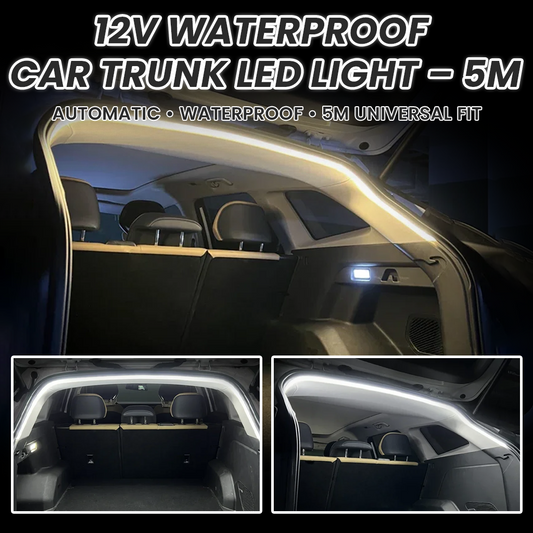 Car Trunk LED Light Strip – Waterproof Automatic Lighting