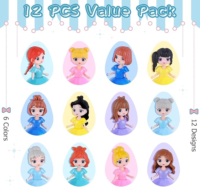 🔥Last Day 49% OFF - 12 PCS Princess Prefilled Eggs👸