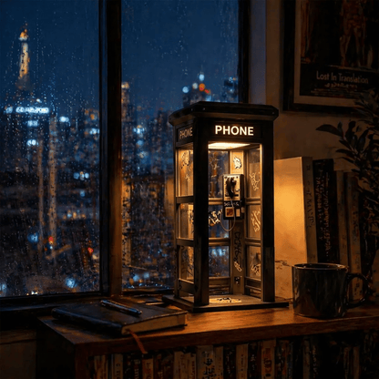 ⏰Last day Promotion🔥✨Vintage Phone Booth Ambient Lamp