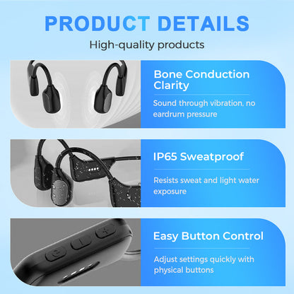 🔥 Final 2 Hours : Only Limited Stock Left🏆 Bone Conduction Smart Hearing Headphones