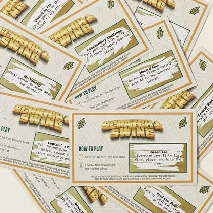 🏌️🎁Scratch & Swing Scratch Off Golf Card Game (3 PACK)