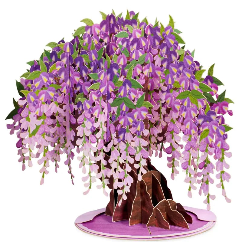 Everlasting 3D Flower Pop-Up Card – Valentine’s Day Keepsake Gift