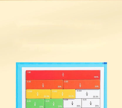 🔥LAST DAY SALE 49% OFF🏅Montessori Magnetic Book Fraction Puzzle