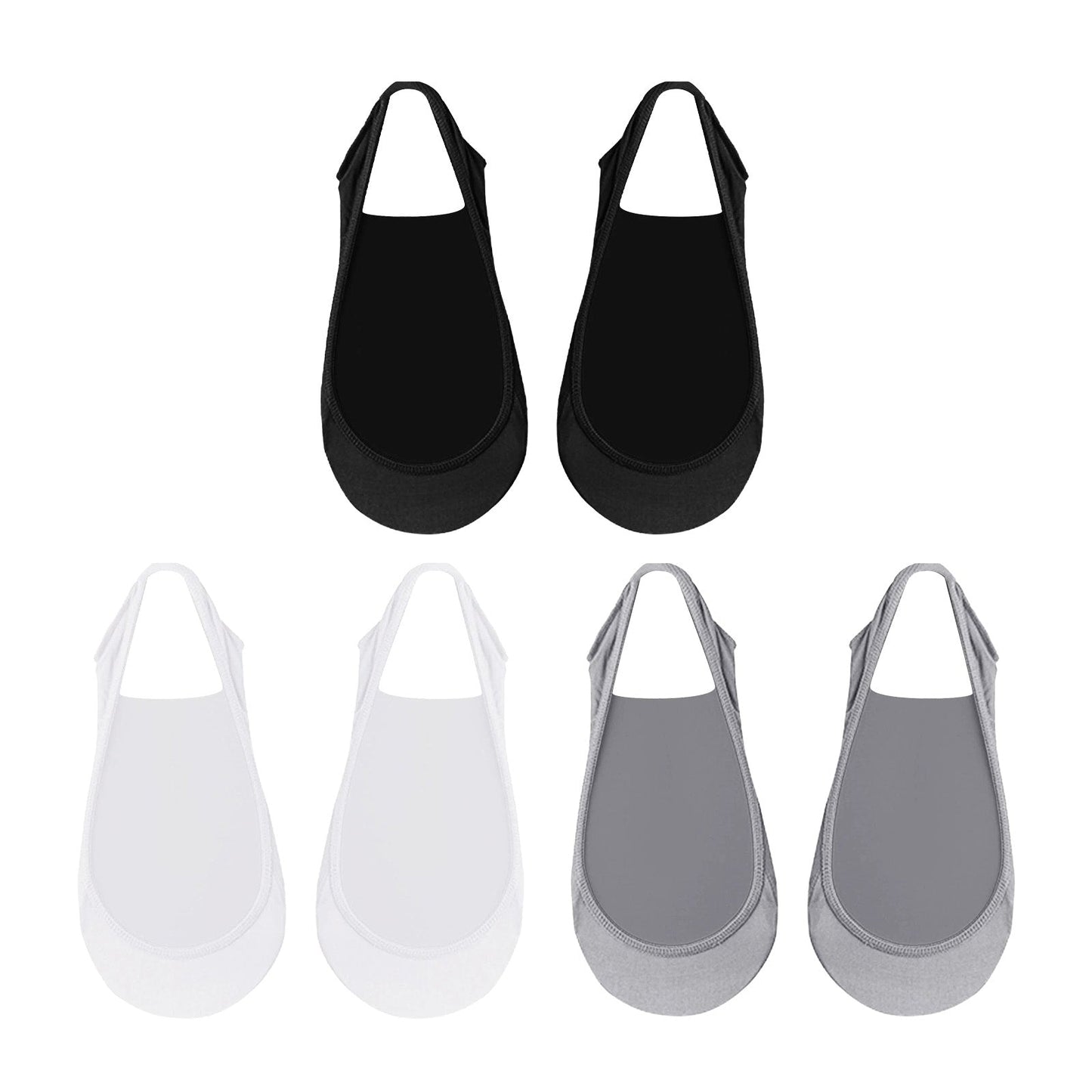 Anti-Slip Invisible Socks – Cushioned Sole & Stays in place